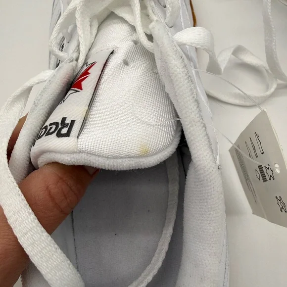 Reebok Men's White/Gum Sole Sneakers - Picture 3 of 6